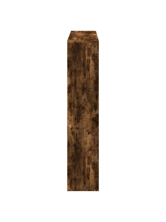 Grāmatu plaukts ozola krāsa 137,5x29x137,5 cm inženierijas koks