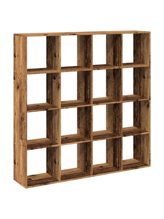 Grāmatu plaukts, veca koka, 137,5x29x137,5cm, inženierijas koks