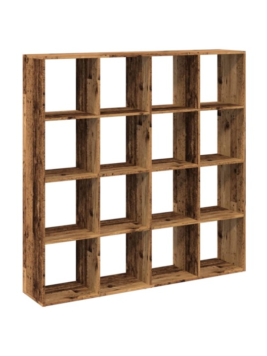 Grāmatu plaukts, veca koka, 137,5x29x137,5cm, inženierijas koks