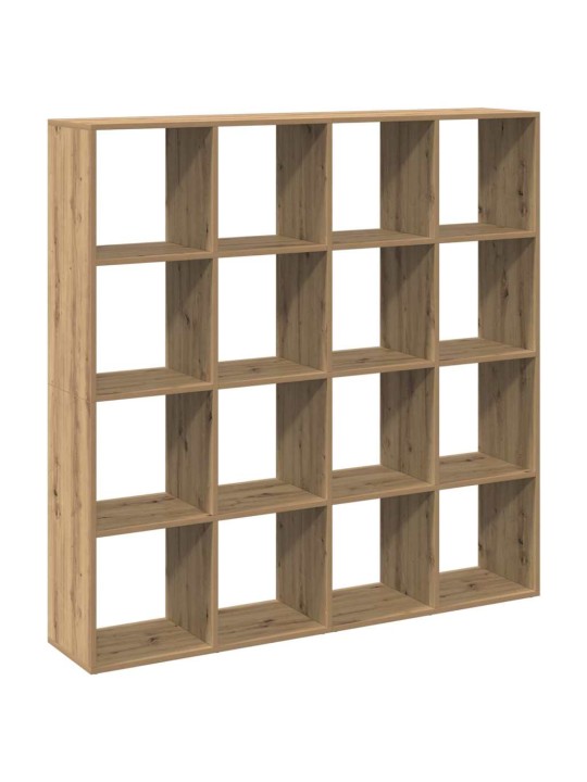 Grāmatu plaukts koka krāsā 137,5x29x137,5 cm inženierijas koks