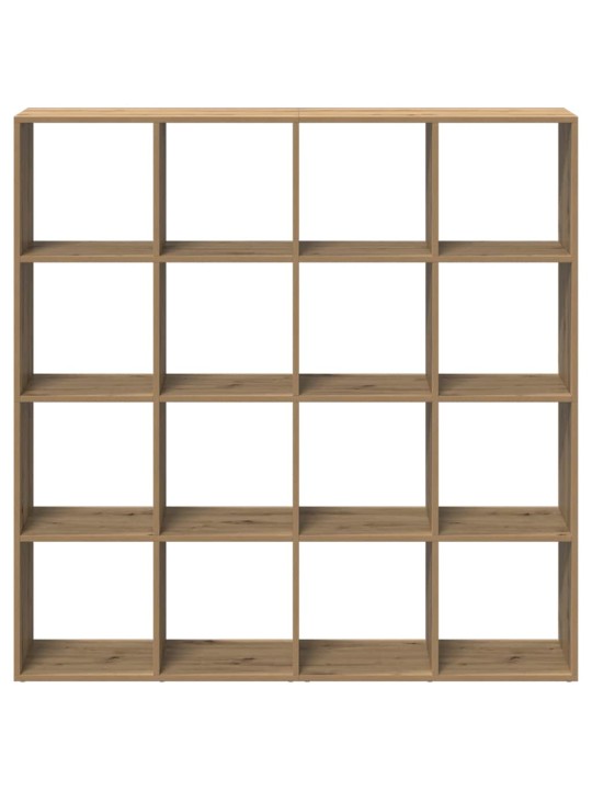 Grāmatu plaukts koka krāsā 137,5x29x137,5 cm inženierijas koks