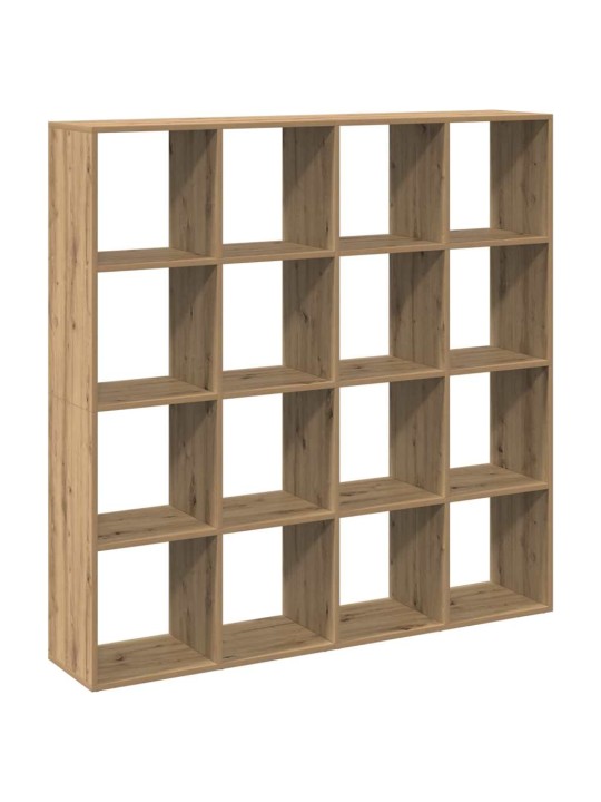 Grāmatu plaukts koka krāsā 137,5x29x137,5 cm inženierijas koks