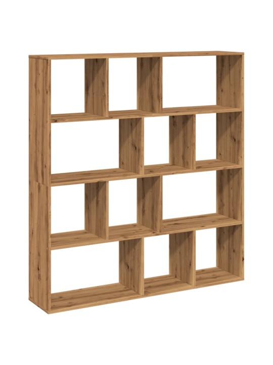 Grāmatu plaukts, koka krāsā, 132x29x141,5 cm, inženierijas koks