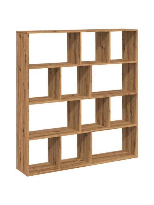 Grāmatu plaukts, koka krāsā, 132x29x141,5 cm, inženierijas koks