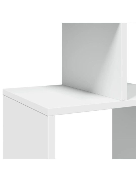 Grāmatu plaukts, balts, 92x29x188 cm, inženierijas koks