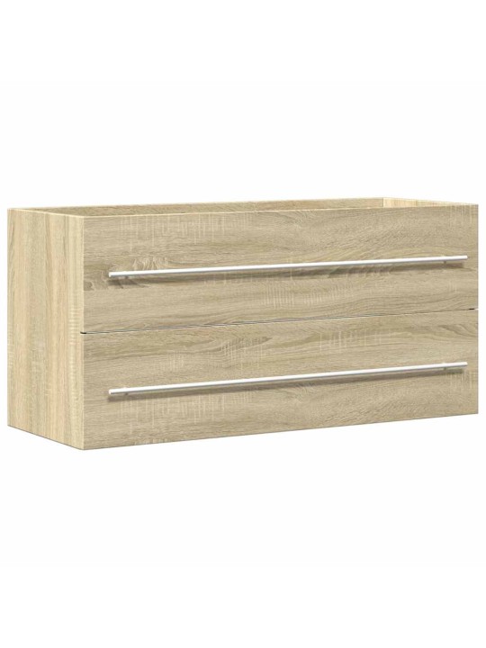 Izlietnes skapītis, ozolkoka, 100x38,5x48 cm, skaidu plāksne