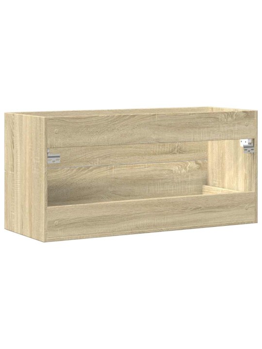 Izlietnes skapītis, ozolkoka, 100x38,5x48 cm, skaidu plāksne