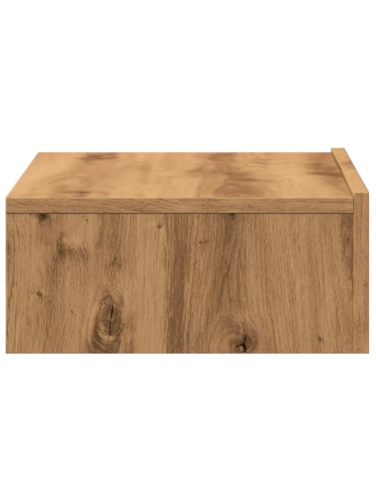 Tv skapītis ar led gaismiņām, koka krāsa, 60x35x15,5 cm