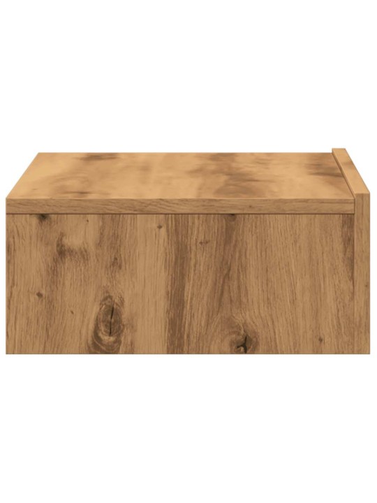 Tv plaukti ar led lampiņām 2gab 60x35x15,5cm ozolkoka amatnieks