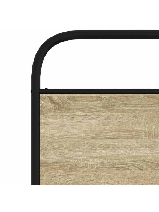 Galvgalis, ozolkoka krāsa, 90 cm, tērauds un inženierijas koks
