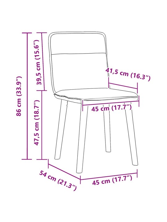 Virtuves krēsli, 4 gab., mākonis pelēks audums