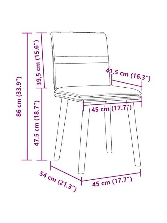 Virtuves krēsli, 4 gab., mākonis pelēks audums