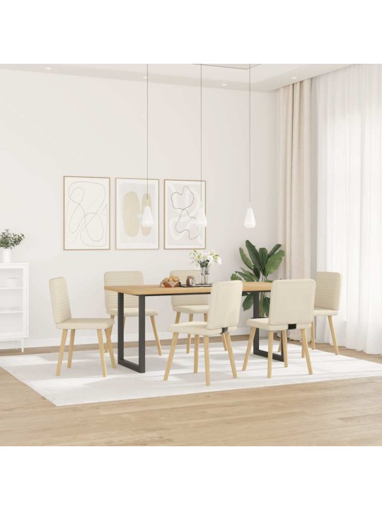 Virtuves krēsli, 6 gab., lins