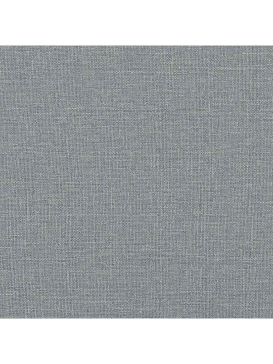 Virtuves krēsli, 6 gab., gaiši pelēks audums