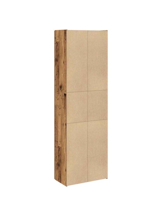 Augstais skapītis, veca koka, 60x32x190 cm, inženierijas koks