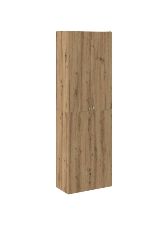 Augstais skapītis, koka krāsa, 60x32x190 cm, inženierijas koks
