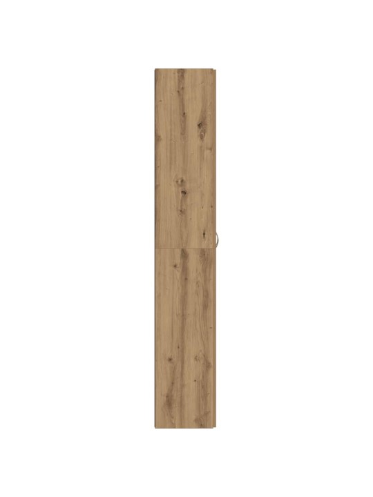 Augstais skapītis, koka krāsa, 60x32x190 cm, inženierijas koks
