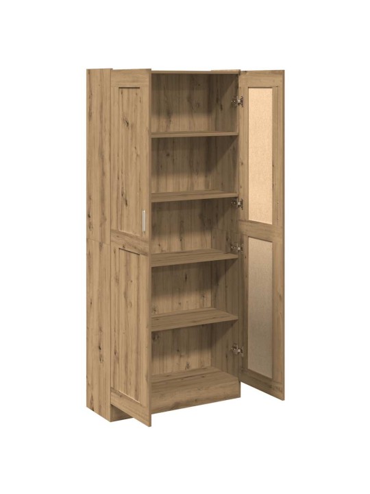 Augstais skapītis koka krāsa 82,5x30,5x185 cm inženierijas koks