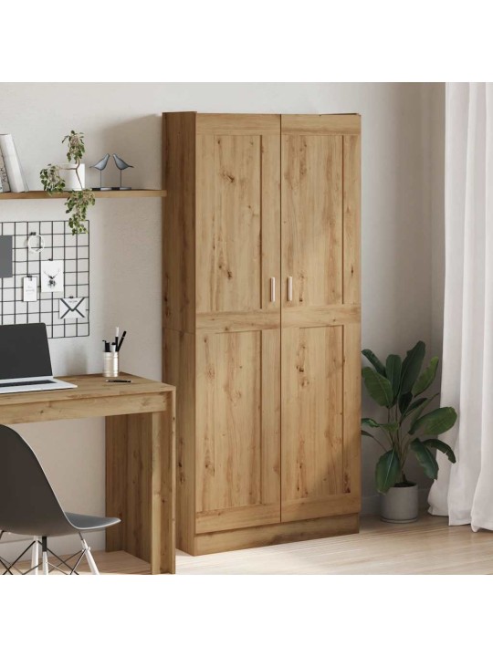 Augstais skapītis koka krāsa 82,5x30,5x185 cm inženierijas koks