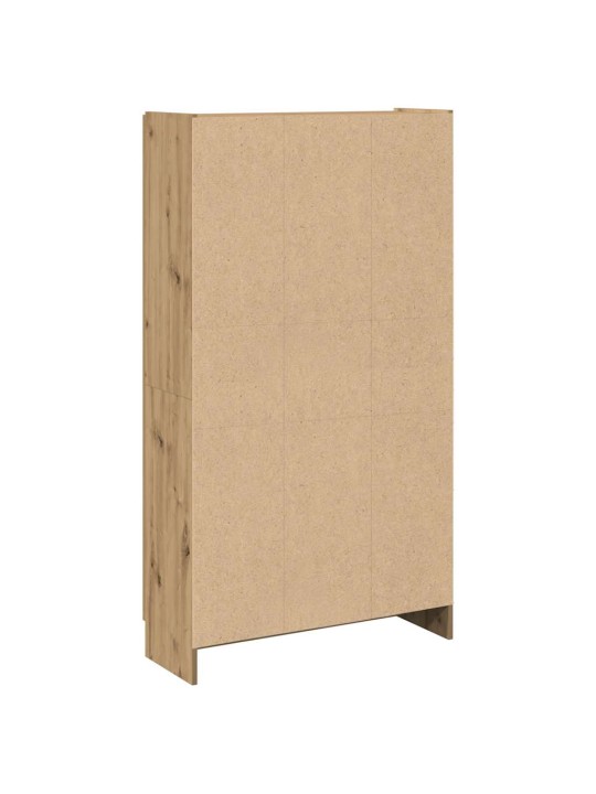 Augstais skapītis koka krāsa 82,5x30,5x150 cm inženierijas koks