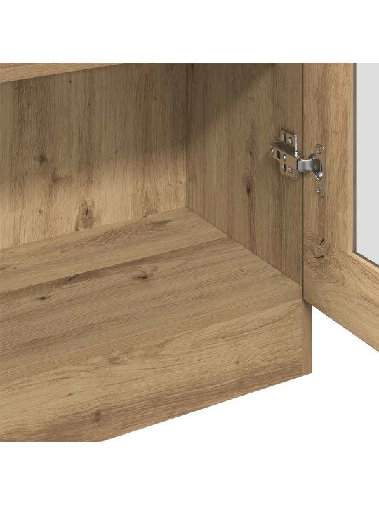 Augstais skapītis koka krāsa 82,5x30,5x150 cm inženierijas koks