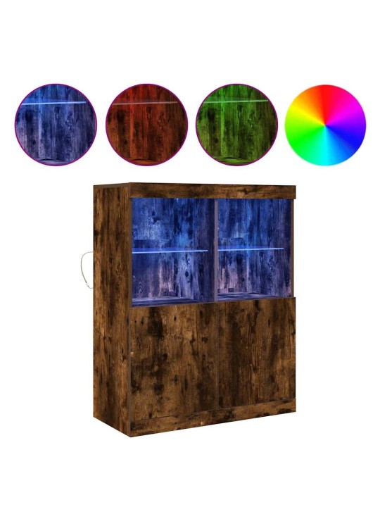 Kumode, ozolkoka krāsa, 81x37x100 cm, inženierijas koks