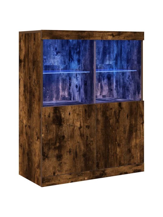 Kumode, ozolkoka krāsa, 81x37x100 cm, inženierijas koks