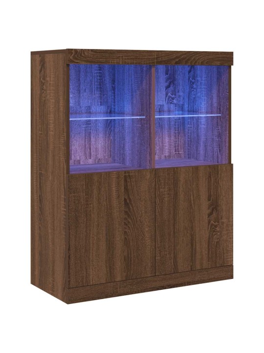 Kumode, ozolkoka krāsa, 81x37x100 cm, inženierijas koks