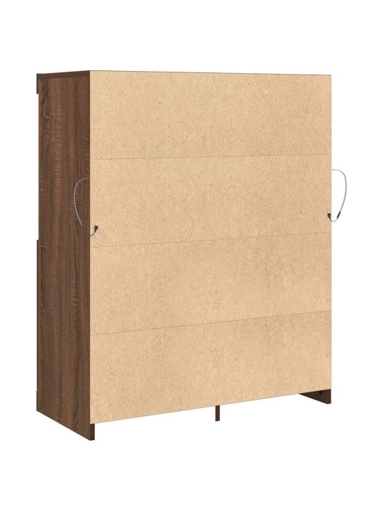 Kumode, ozolkoka krāsa, 81x37x100 cm, inženierijas koks