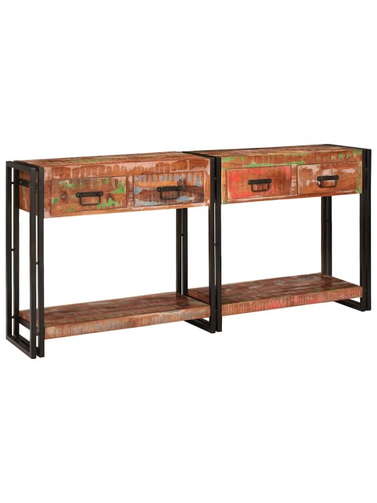 Konsoles galdu komplekts ar atvilktni cits 2 pcs daudzkrāsains