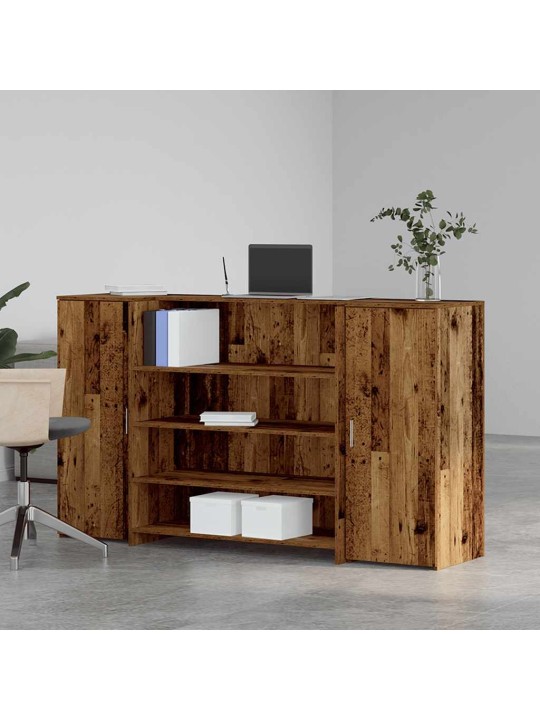 Reģistratūra, veca koka, 180x50x103,5 cm, inženierijas koks
