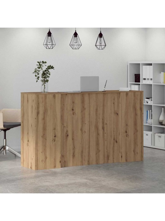 Reģistratūra, koka krāsa, 180x50x103,5 cm, inženierijas koks