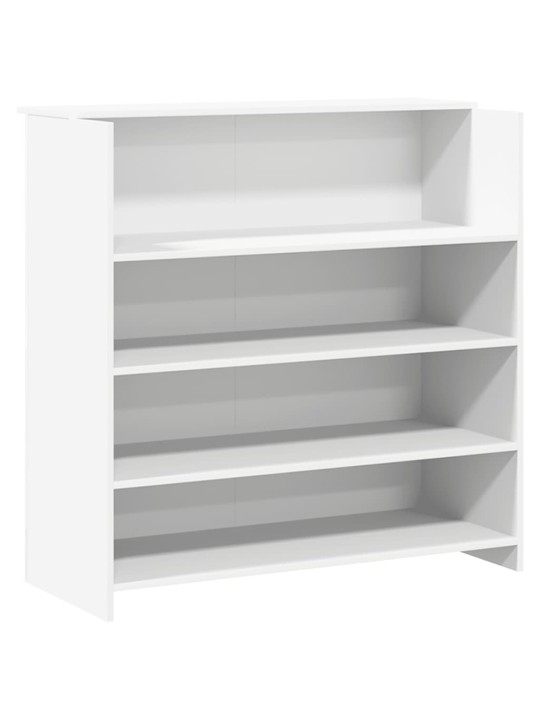 Reģistratūra, balts, 200x50x103,5 cm, inženierijas koks