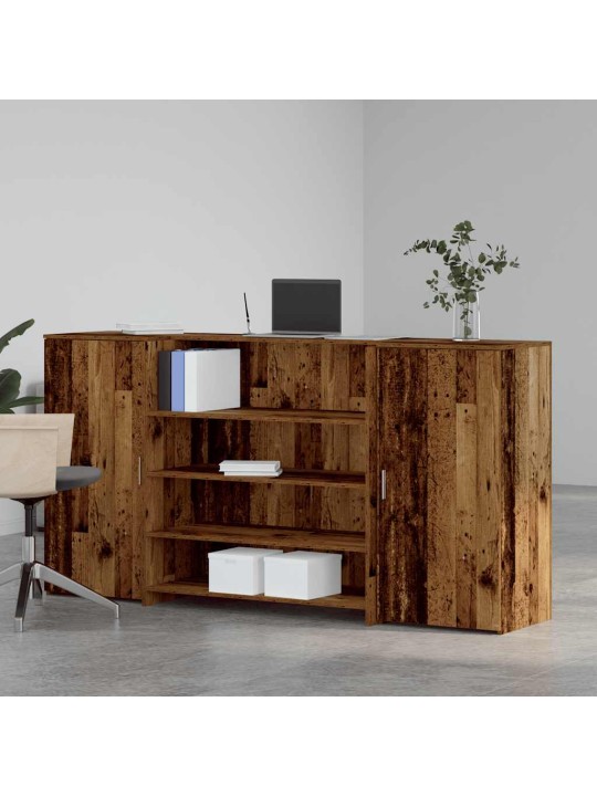 Reģistratūra, veca koka, 200x50x103,5 cm, inženierijas koks