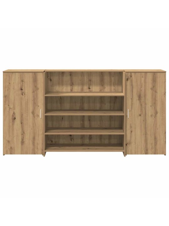 Reģistratūra, koka krāsa, 200x50x103,5 cm, inženierijas koks