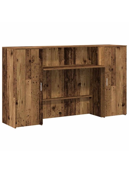 Reģistratūra, veca koka, 180x50x103,5 cm, inženierijas koks