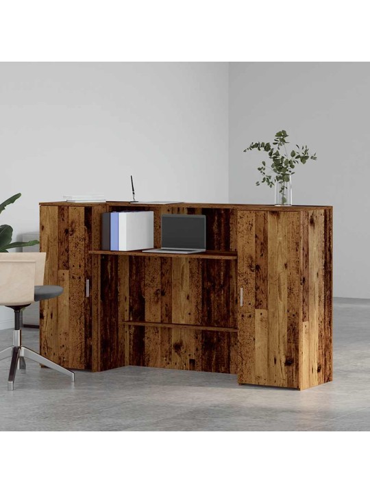 Reģistratūra, veca koka, 180x50x103,5 cm, inženierijas koks
