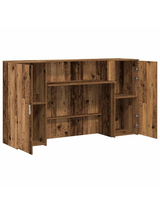Reģistratūra, veca koka, 180x50x103,5 cm, inženierijas koks