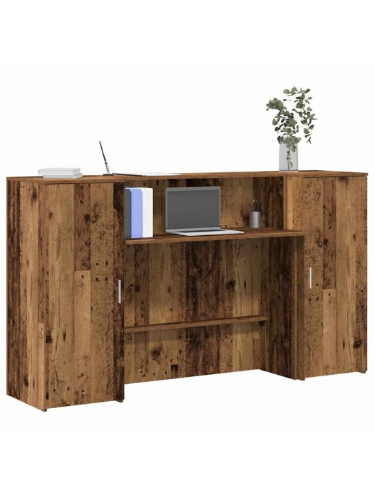 Reģistratūra, veca koka, 180x50x103,5 cm, inženierijas koks