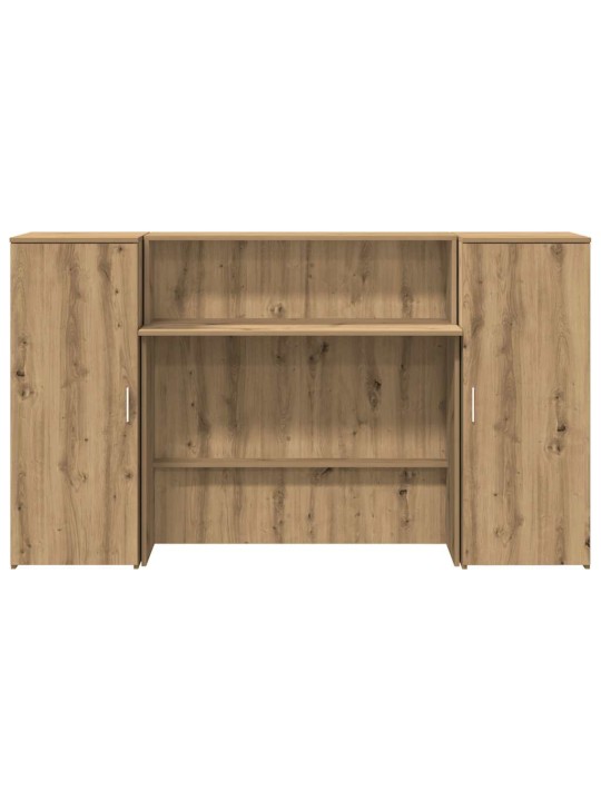 Reģistratūra, koka krāsa, 180x50x103,5 cm, inženierijas koks