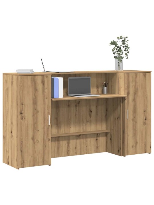 Reģistratūra, koka krāsa, 180x50x103,5 cm, inženierijas koks