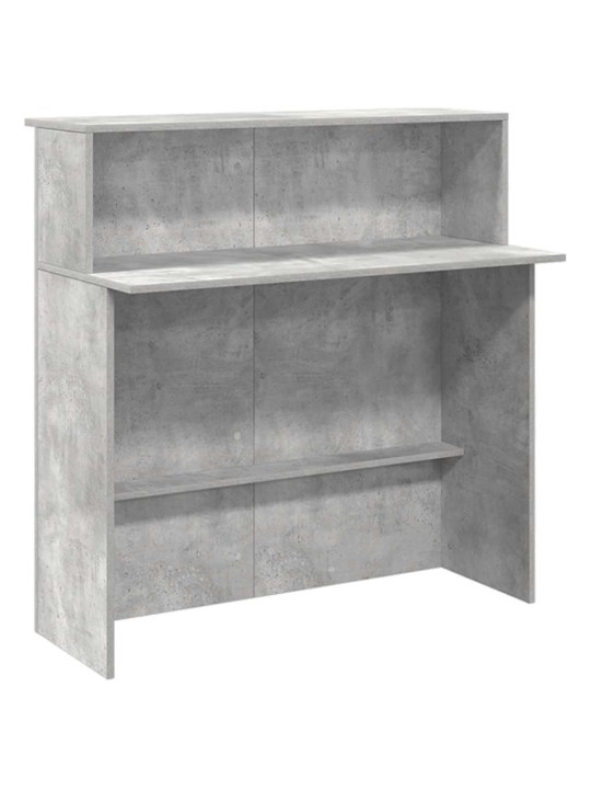 Reģistratūra, betona pelēks, 200x50x103,5 cm, inženierijas koks
