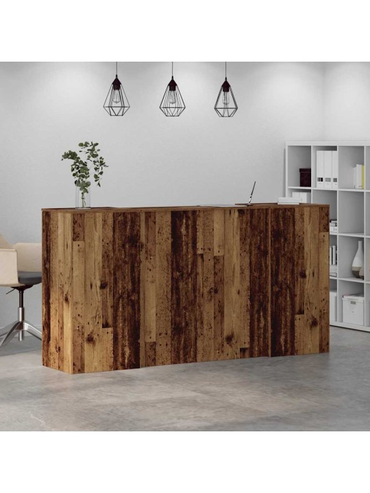 Reģistratūra, veca koka, 200x50x103,5 cm, inženierijas koks