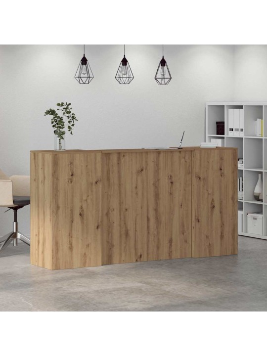 Reģistratūra, koka krāsa, 200x50x103,5 cm, inženierijas koks