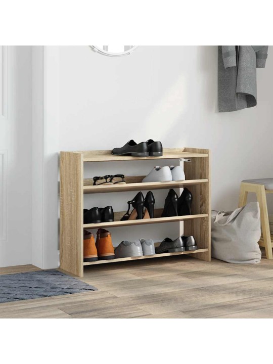 Apavu plaukts, ozolkoka krāsa, 80x25x61,5 cm, inženierijas koks