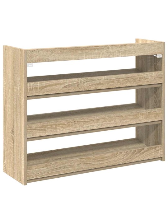 Apavu plaukts, ozolkoka krāsa, 80x25x61,5 cm, inženierijas koks