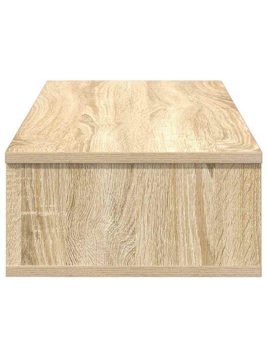 Sienas plaukts ar atvilktnēm ozolkoka 80x34x17 cm