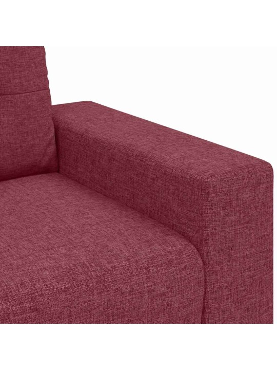 Dīvānu komplekts 2 pcs vīna sarkans 221 x 78 x 80 cm