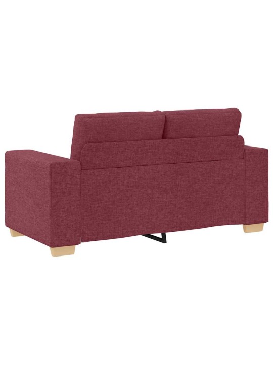 Dīvānu komplekts 2 pcs vīna sarkans 221 x 78 x 80 cm