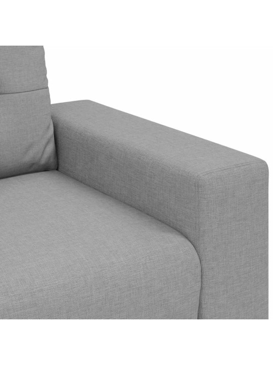 Dīvānu komplekts 2 pcs pelēka 221 x 78 x 80 cm audums: audums